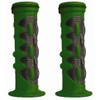 Yana Shiki GRP-4076-GREEN Rubber Slip-on Sport Bike Grips for 7/8"
