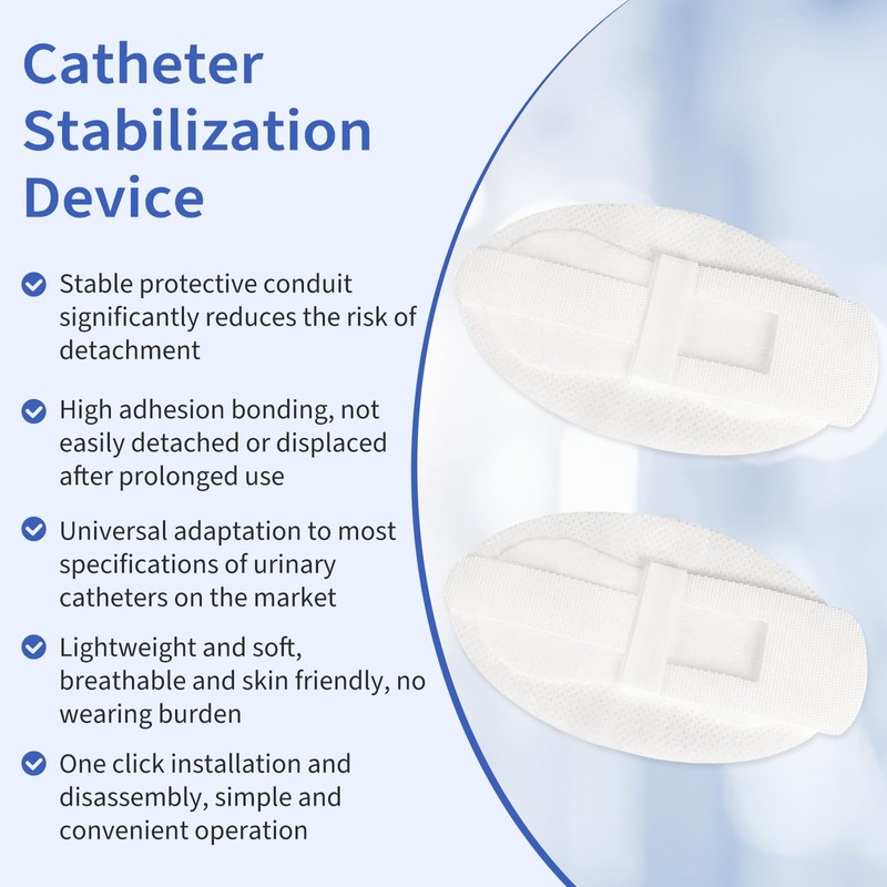 30 PCS Catheter Stabilization Devices, Foley Catheter Supplies Device Sticker,