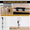 Cable Clips with Strong Self-Adhesive, XIAOXI Cord Organizer Cable Management