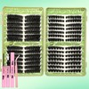 Gmagictobo Lash Clusters Cat Eye Wispy Lash Clusters Kit 420Pcs