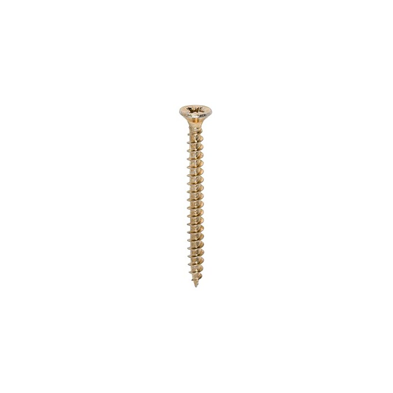 TIMCO Solo Chipboard & Woodscrews - Gold - 4.5 x