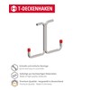 Gedotec Ceiling Mount - Double Ceiling Hook for Screwing Galvanised
