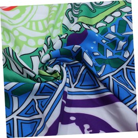 CAXUSD Versatile Round Beach Towel Yoga Mat Blanket Shawl Polyester Pattern Decorative Present