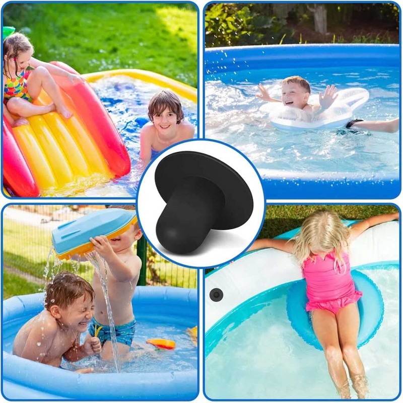 NT-ling Pool Plug Strainer Stopper,4Pcs Pool Wall Plug Replacement,Swimming Pool
