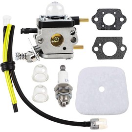 HPENP C1U-K54A Carburetor Repower Kit Air Fuel Filter Gasket for 2 Cycle Mantis 7222 7222E 7222M 7225 7230 7234 7240 7920 7924 Tiller Cultivator Echo
