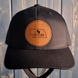 Heritage House '76 Nebraska Leather Patch Hat Pro-Life Hat