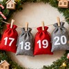 24 Pieces Advent Calendar Numbers Iron on Countdown Numbers Heat