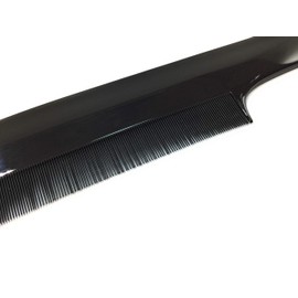 Feinkamm + Staubkamm + Nissenkamm LÃ¤usekamm Griffkamm schwarz 18,5 cm feine Zahnung