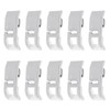 10PCS Straight Stitch Presser Foot Mini Portable Durable Stainless Steel
