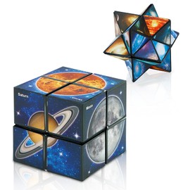 Star Cube Magic Cube Set, 2 in 1 Yoshimoto Cube for Kids and Adults, Toy for Boys and Girls Ages 8-12