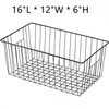 16inch Upright Freezer Organizer Baskets for 13-14,16-21 cu.ft Standup Freezer,