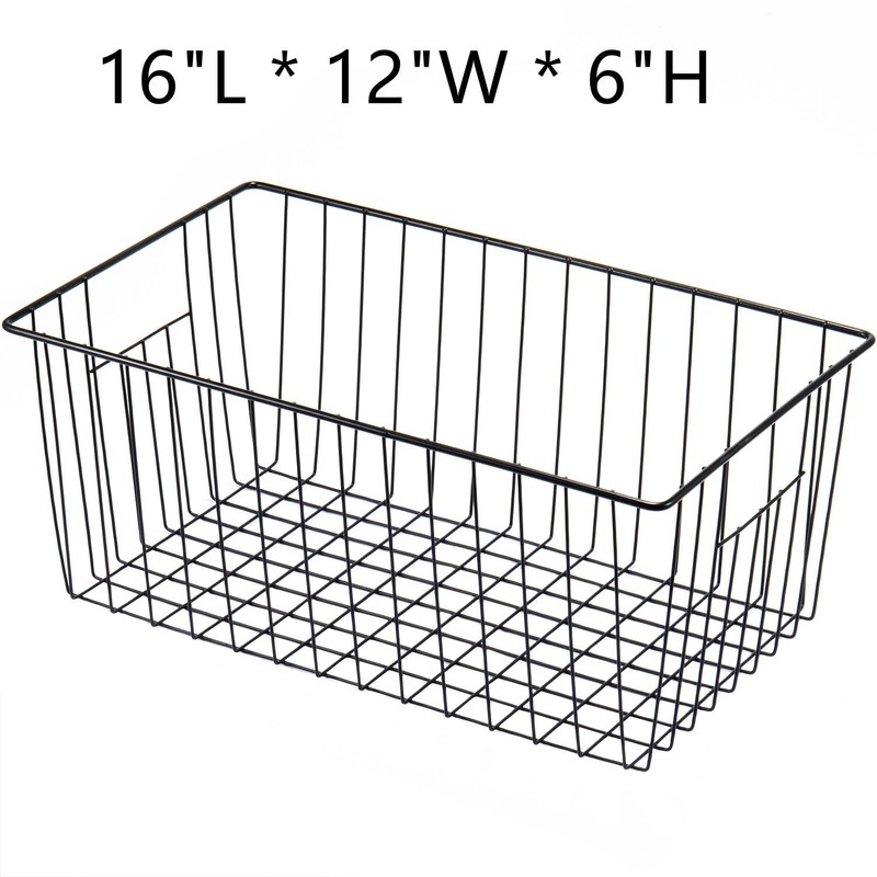 16inch Upright Freezer Organizer Baskets for 13-14,16-21 cu.ft Standup Freezer,