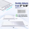 Touri 2 Pack Magnetic Air Vent Extender for Under Furniture,