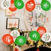 Vinsani 25pcs Christmas Party Balloons Decoration Set 12 Inch Latex
