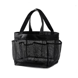 BESUNTEK Portable Mesh Shower Caddy, 2 Pack Quick Dry Lightweight & Durable Shower Basket, Large Capacity Hangable Toiletry Tote Bag for Travel Bathroom and Gym