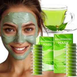 Nielies 10 Pack Mask Stick Set, face mud mask,green tea clay mask,clay mask for blackheads and pores,mud mask individual pack,green tea face mask for Deep Pore Cleansing