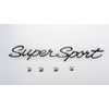 2Pc Super Sport Emblem Front 3D Badge Nameplate Letter Replacement