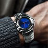 BARAMON Unique Mens Watches Stylish Futuristic Collectible Male Wristwatch Analog