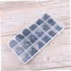 Gatuida 125pcs Rubber Grommet Seal Set Heat-Resistant Gasket Kits Box