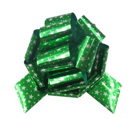 Capesaro 6 PCS Large 6 Inch Pull Bow Stars Gift Wrapping Bows, Party Wedding Gift Ribbon Bows - Reusable Birthday Ribbon Bow for Wrapping Boxes & Decorative Accents(Green)