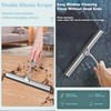 Gold Stainless Steel Shower Squeegee, Squeegee Shower with 1 Metal