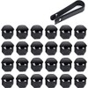 OTUAYAUTO Pack of 24 Wheel Bolt Caps, 17 mm Universal