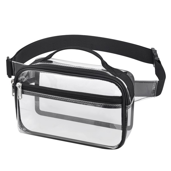MAY TREE Clear Belt Bag Stadium Approved-Clear Fanny Pack 0.5MM