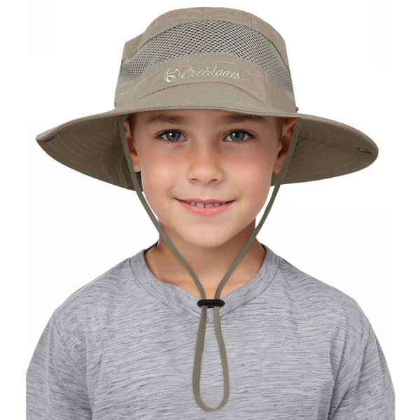 Kids Sun Hat for Boys Girls Wide Brim Bucket Hat