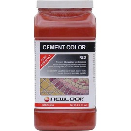 New Look CEMENT COLOR 6 lb. Red Fade Resistant Cement Color