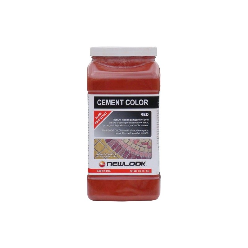 New Look CEMENT COLOR 6 lb. Red Fade Resistant Cement