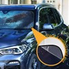 ZOEO Eagle Pattern with Blue Foldable Car Windshield Sun Shade
