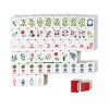 , Custom 4-Layer American Mahjong Set, Engraved & Painted Tiles,