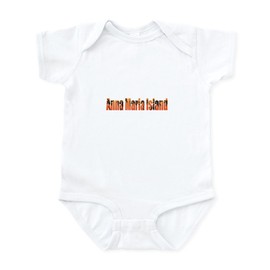 CafePress Anna Maria Island Florida Body Suit Cute Infant Bodysuit Baby Romper Cloud White