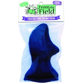 from The Field | Frank The Hemp Fish Cat Toy | Durable Hemp Fabric Filled with Catnip & Silver Vine Blend | Eco-Friendly Crinkly Cat Toy for Indoor Cats & Kittens | Made in USA
