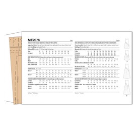 KNOW ME Sewing Pattern ME2076H5 Ladies Reversible Dress Front or Back in Two Lengths by Handmade Millennial H5 (8-10-10-12-14)