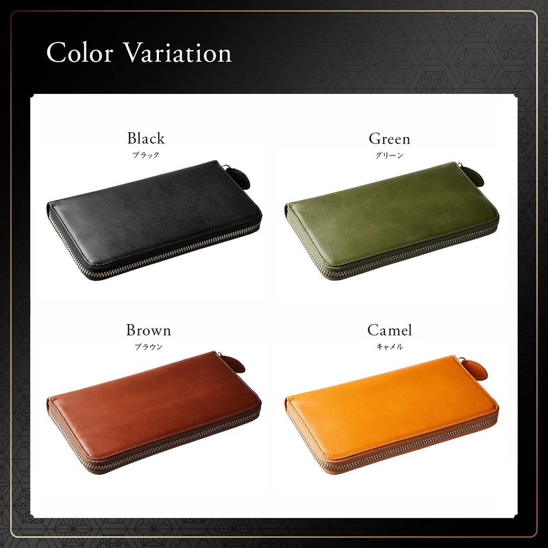 Gravio Tochigi Leather Bifold Wallet/Top-notch Wallet, Made by Artisans/Men's, Bifold