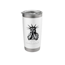 Anti-Trump Political and Democracy WTF America? Stainless Steel Insulated Tumbler