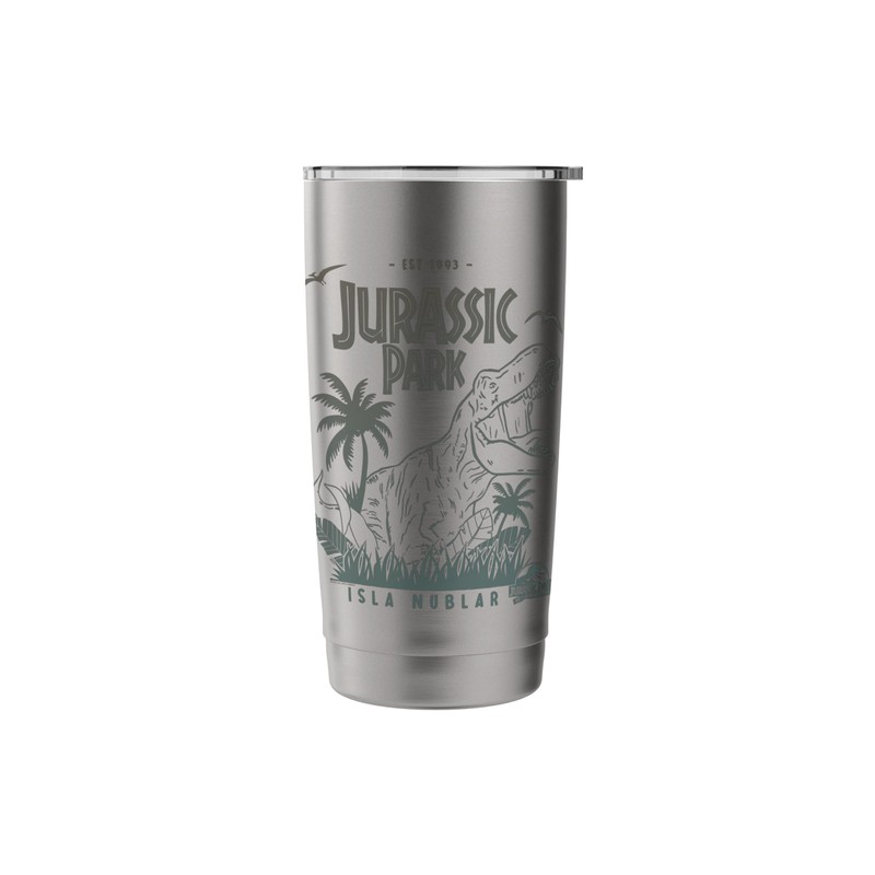 Jurassic Park 30th Anniversary Isla Nublar T-Rex Stainless Steel Insulated