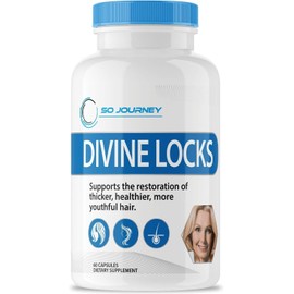 Vitamins Divine Locks Complex Advanced Unique Hair Growth Vitamins - 60 Capsules