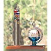 Lily's Home Galileo Thermometer with Etched Glass Globe Barometer, A