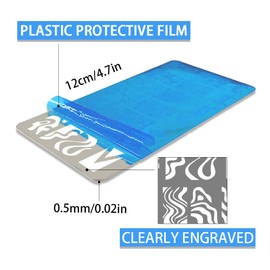 PH PandaHall 3pcs French Tip Nail Stamping Plates Geometric Line Nail Art Stencils Boho Styles Manicure Art Templates Moon Sun Patterns Nails Design Stencil for Women Manicures Salon Printing Supplies