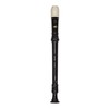 RHYTHM BAND Canto One-Piece Soprano Recorder, German Fingering, ABS Plastic,