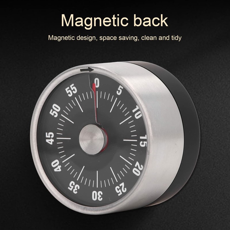 70dB Durable Waterproof Timer with Magnetic Alarm Home Timer Magnetic