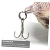 Mipcase 6pcs Imitation Fishing Lure Realistic Floating Baits Built Sound