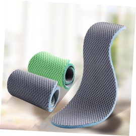 PACKOVE 4 Pairs Breathable Mesh Sports Insoles for Women Shock-Absorbing Sweat-Absorbent Shoe Cushions Ergonomic Arch Support Shoe Pads for All-Day Wear and Long Walking Gray