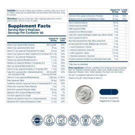 Solaray Multivitamínico Liposomal Para Hombres 120 Cápsulas
