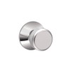 SCHLAGE F10 BWE 625 Bowery Passage Knob, Bright Chrome
