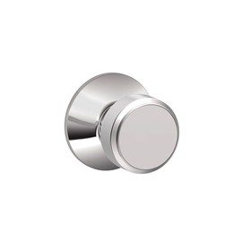 SCHLAGE F10 BWE 625 Bowery Passage Knob, Bright Chrome