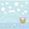 San-x Rilakkuma "Neko no Yu" Mini Towel, Blue CM43501
