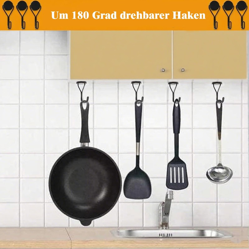 MejaRizon Pack of 6 Magnetic Hooks, 5 kg Magnetic Hooks,